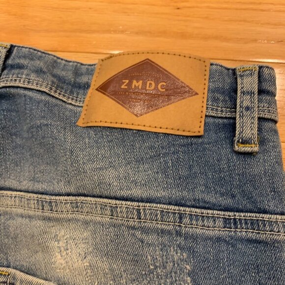 New without Tags Zara Distress Cropped Jeans 31 - Picture 10 of 10